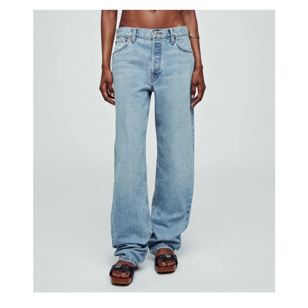 Womens Loose Longish in Wasted Indigo